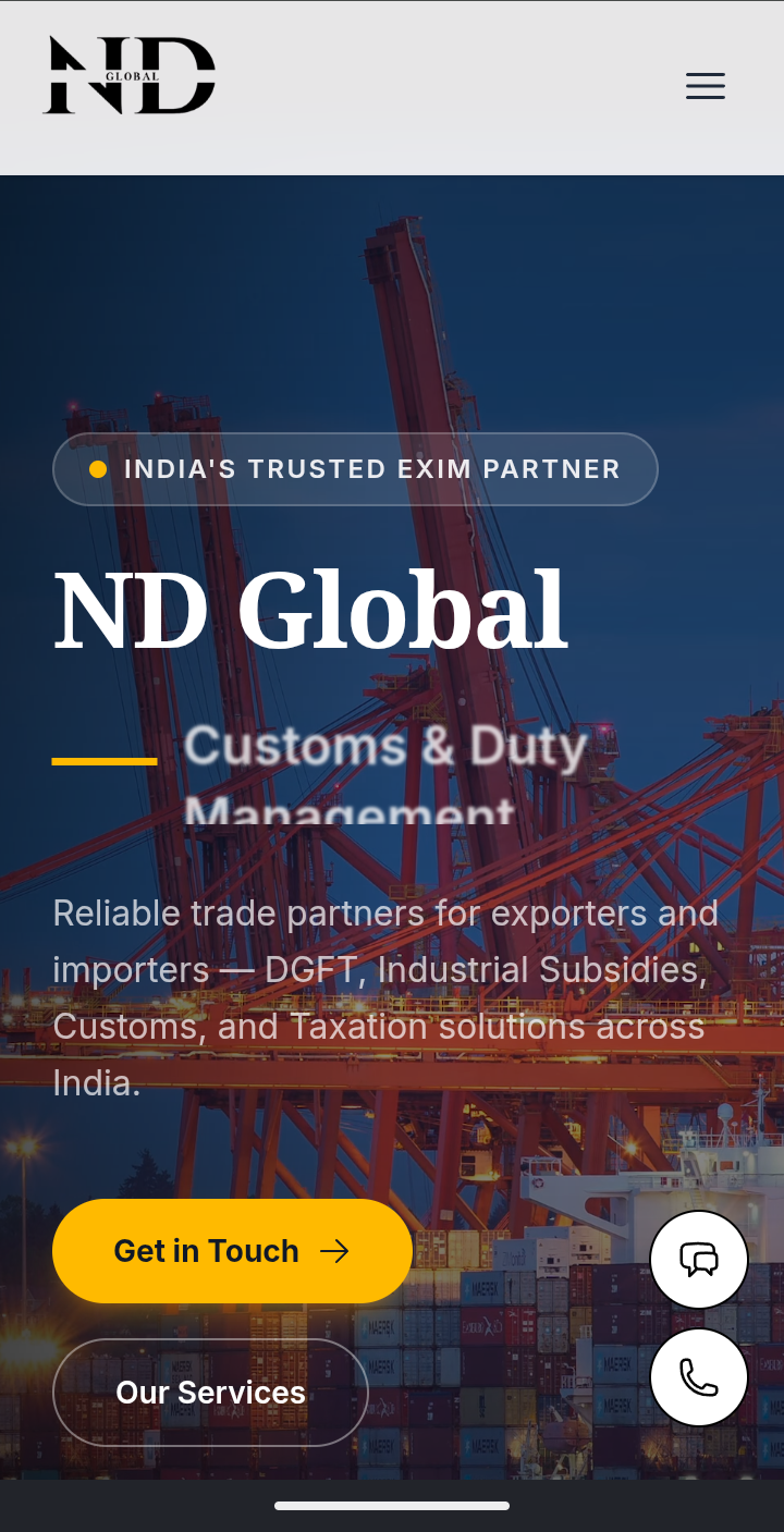 ND Global project screenshot